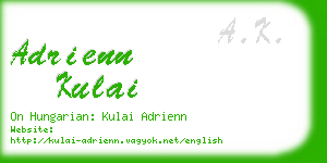 adrienn kulai business card